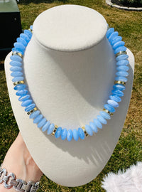 Blue Lagoon Beaded Necklace PREORDER