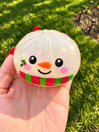 Christmas Dumpling Glitter Gel Squishy – Mystery Style