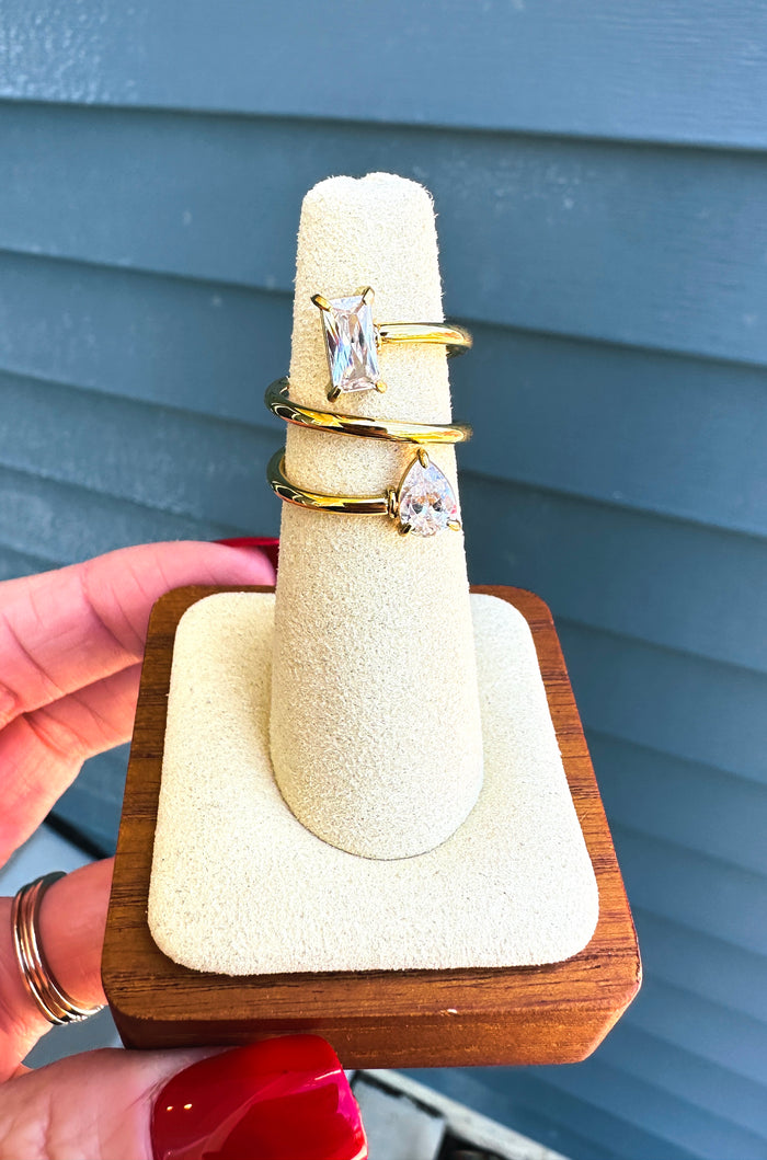 Celeste Luxe Waterproof Crystal Wrap Ring