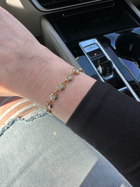 Juliette Crystal Heart Bracelet