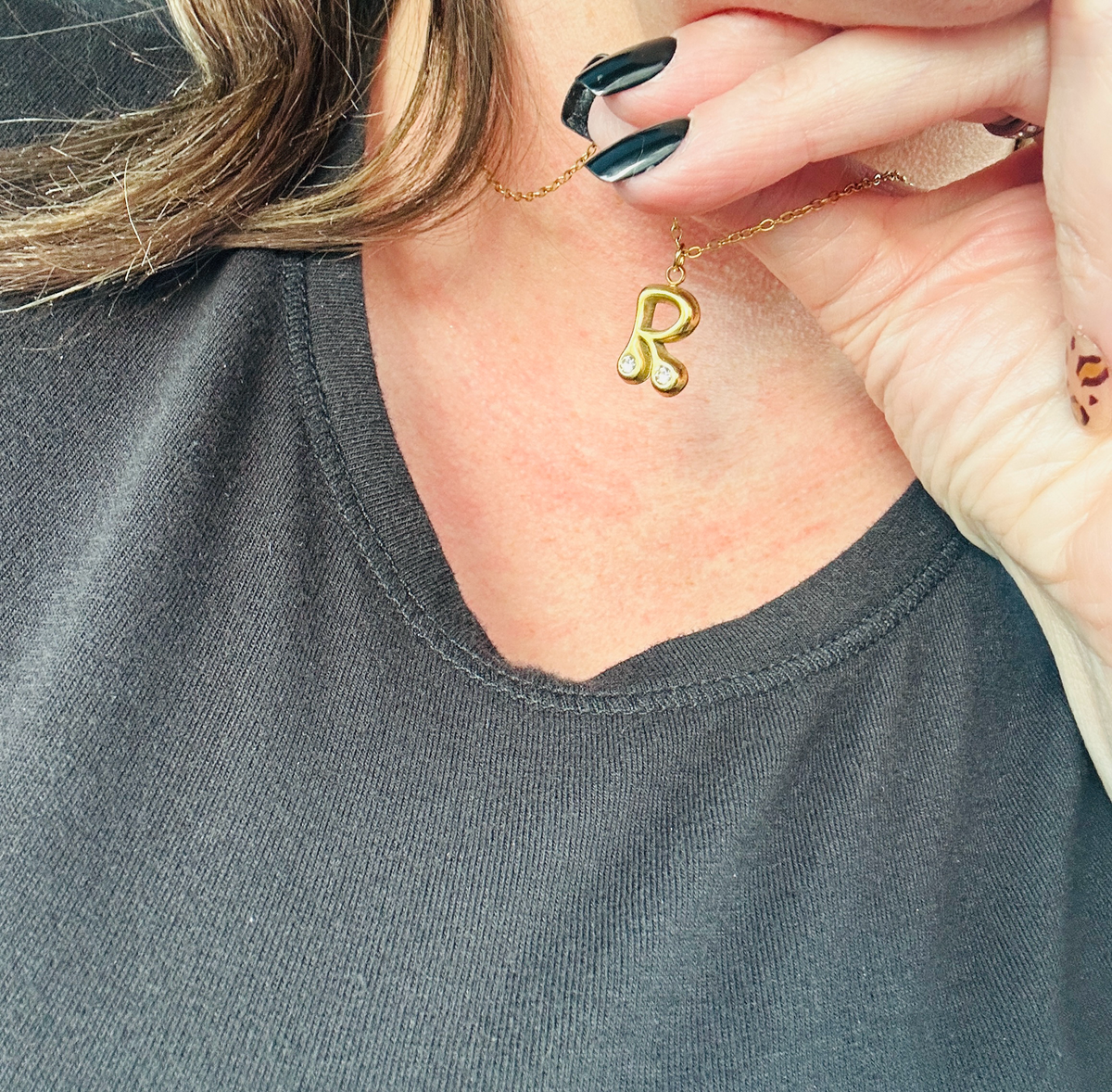 ✨ Waterproof Luxe Initial Necklace — PREORDER