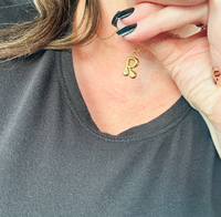 ✨ Waterproof Luxe Initial Necklace — PREORDER