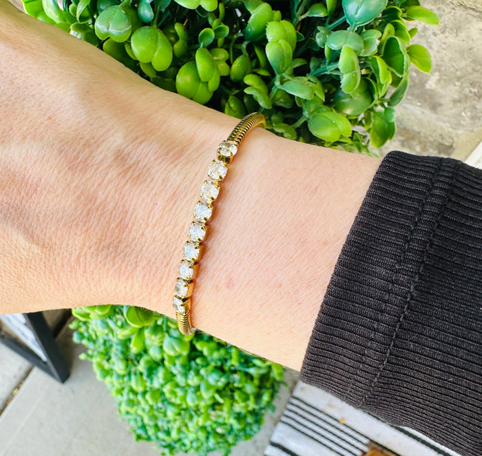 Solenne Waterproof Crystal Bracelet
