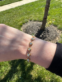 Juliette Crystal Heart Bracelet
