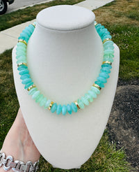 Seafoam Beaded Necklace PREORDER