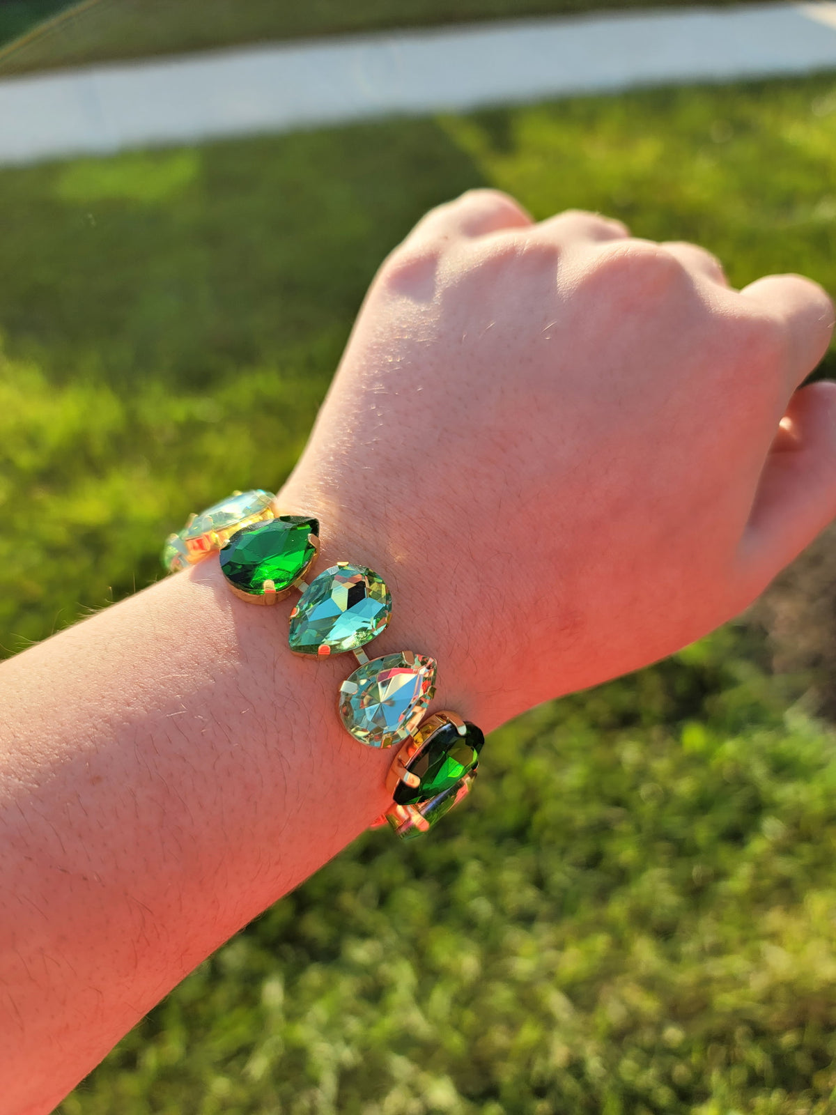Emerald Crush Jewel Candy Luxe Bracelet