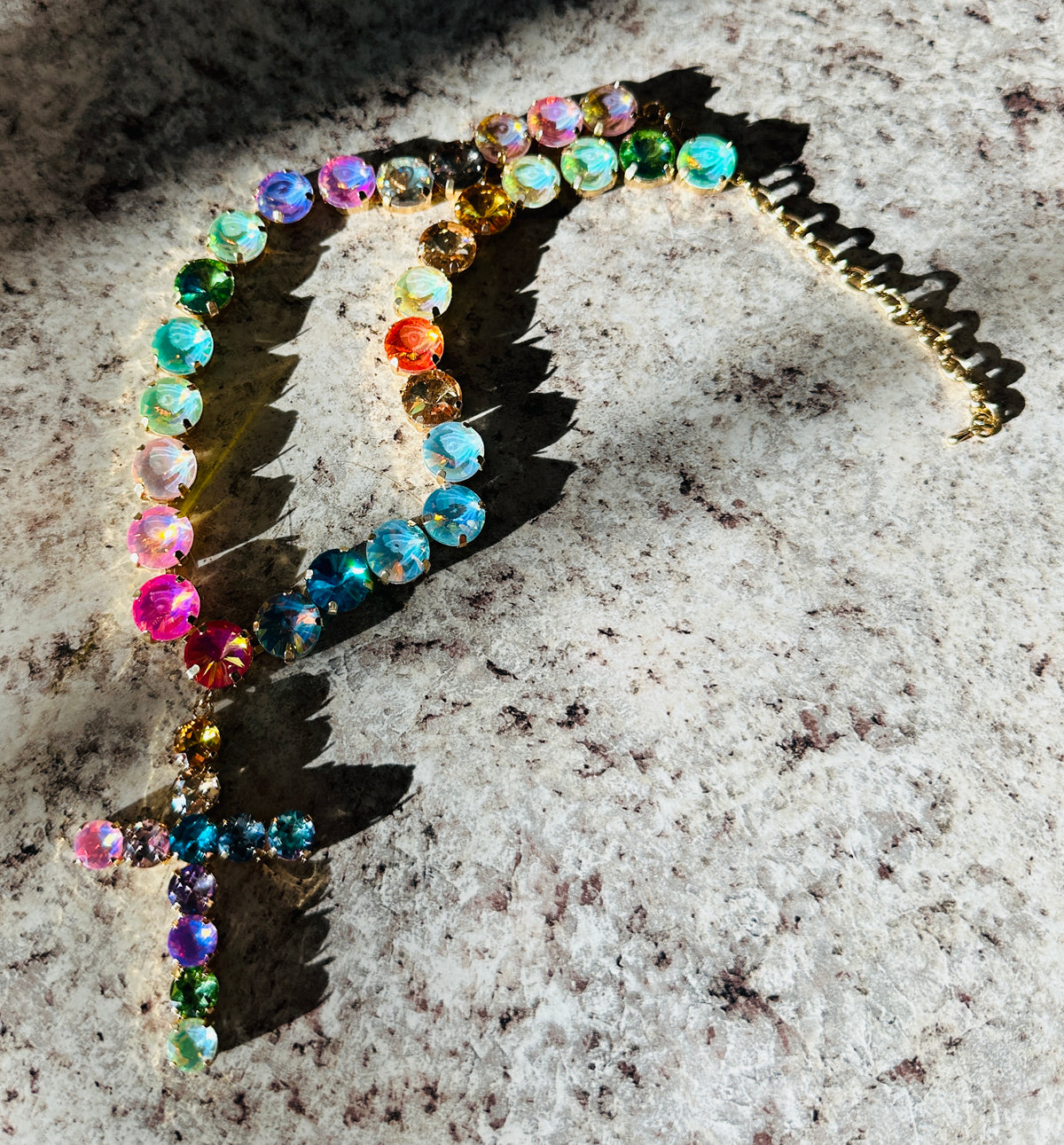 Covenant Glow Crystal Cross Necklace PREORDER