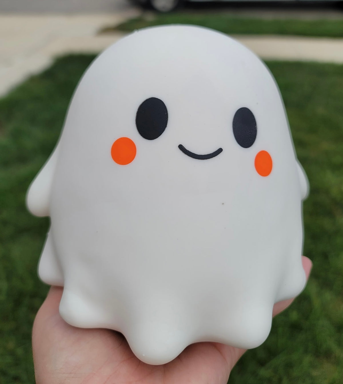Jumbo Boy & Girl Ghost Squishy – Oversized Halloween Sensory Squeeze Toy