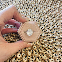 Everleigh Oval Halo Ring