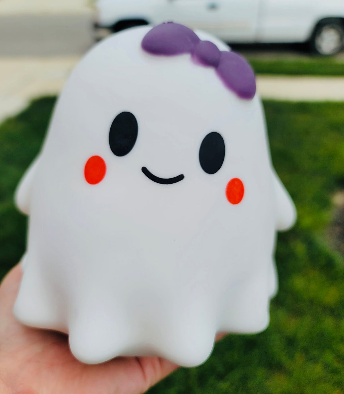 Jumbo Boy & Girl Ghost Squishy – Oversized Halloween Sensory Squeeze Toy