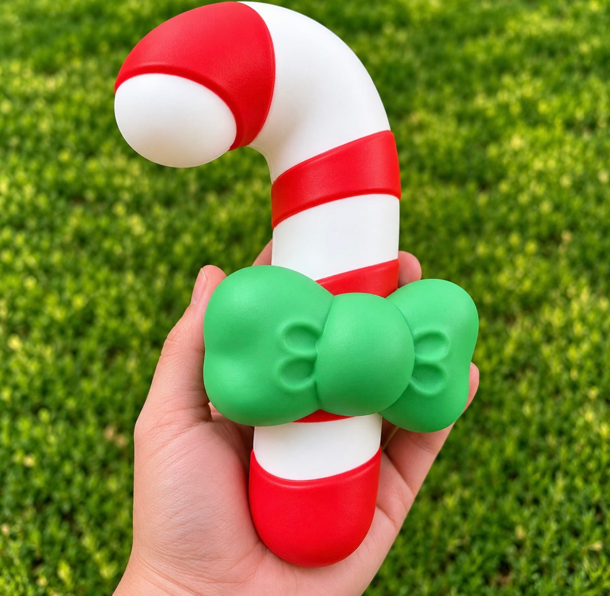 Jumbo Candy Cane Squishy – Giant Christmas Sensory Toy PREORDER