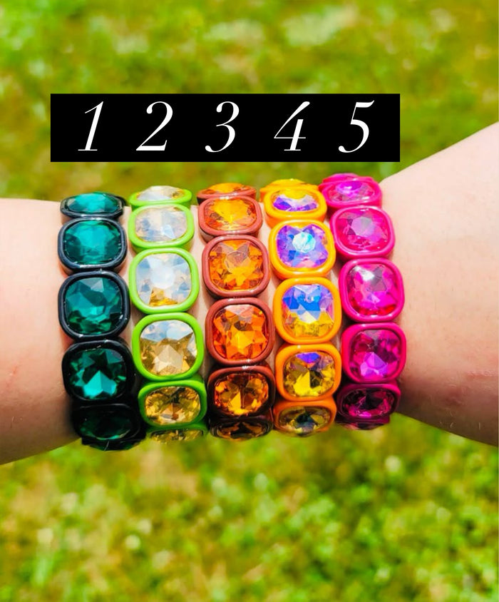 Sugar Gems Sunset Collection Stretch Bracelet