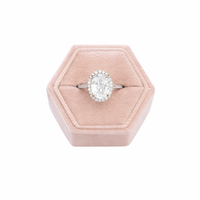 Everleigh Oval Halo Ring