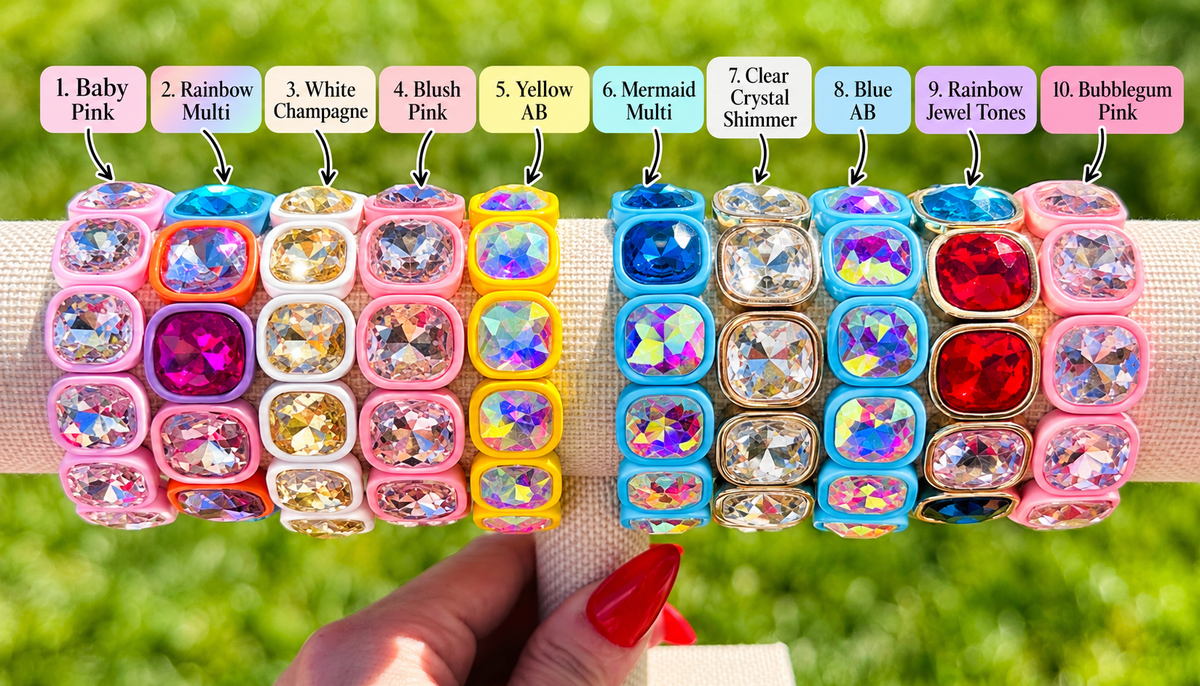 Sugar Gems Collection | Crystal Stretch Bracelet