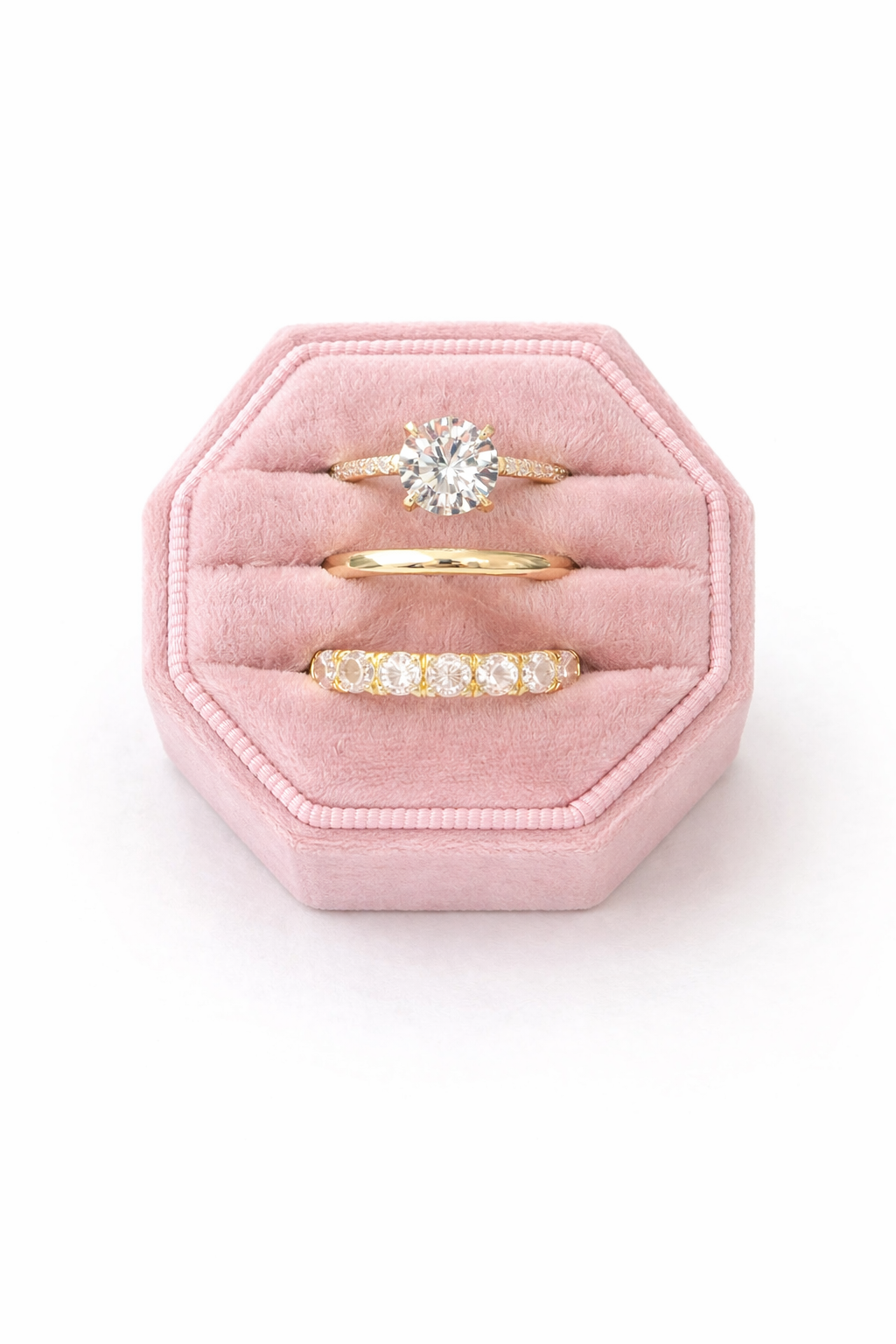 Everleigh Luxe 3 Piece Ring Set- Gold