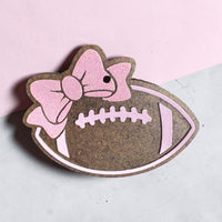 Pink Football Freshie