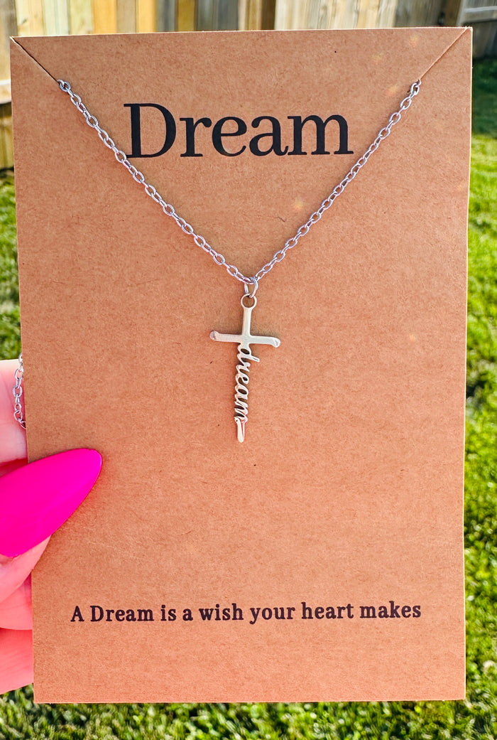 Waterproof Dream Cross Necklace
