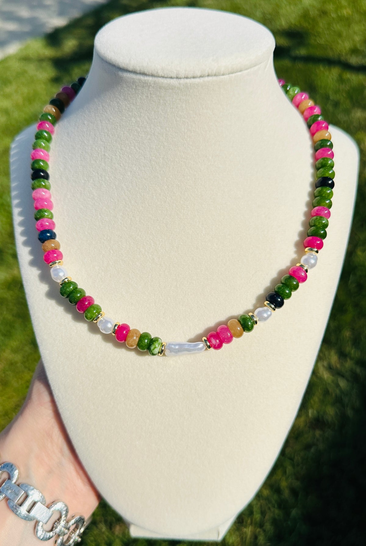 Palm Paradise Gemstone Necklace