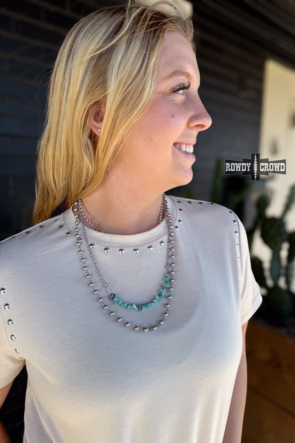 DS Turquoise Pearl Necklace