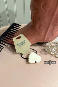 DS White Rock Ponytail Holder