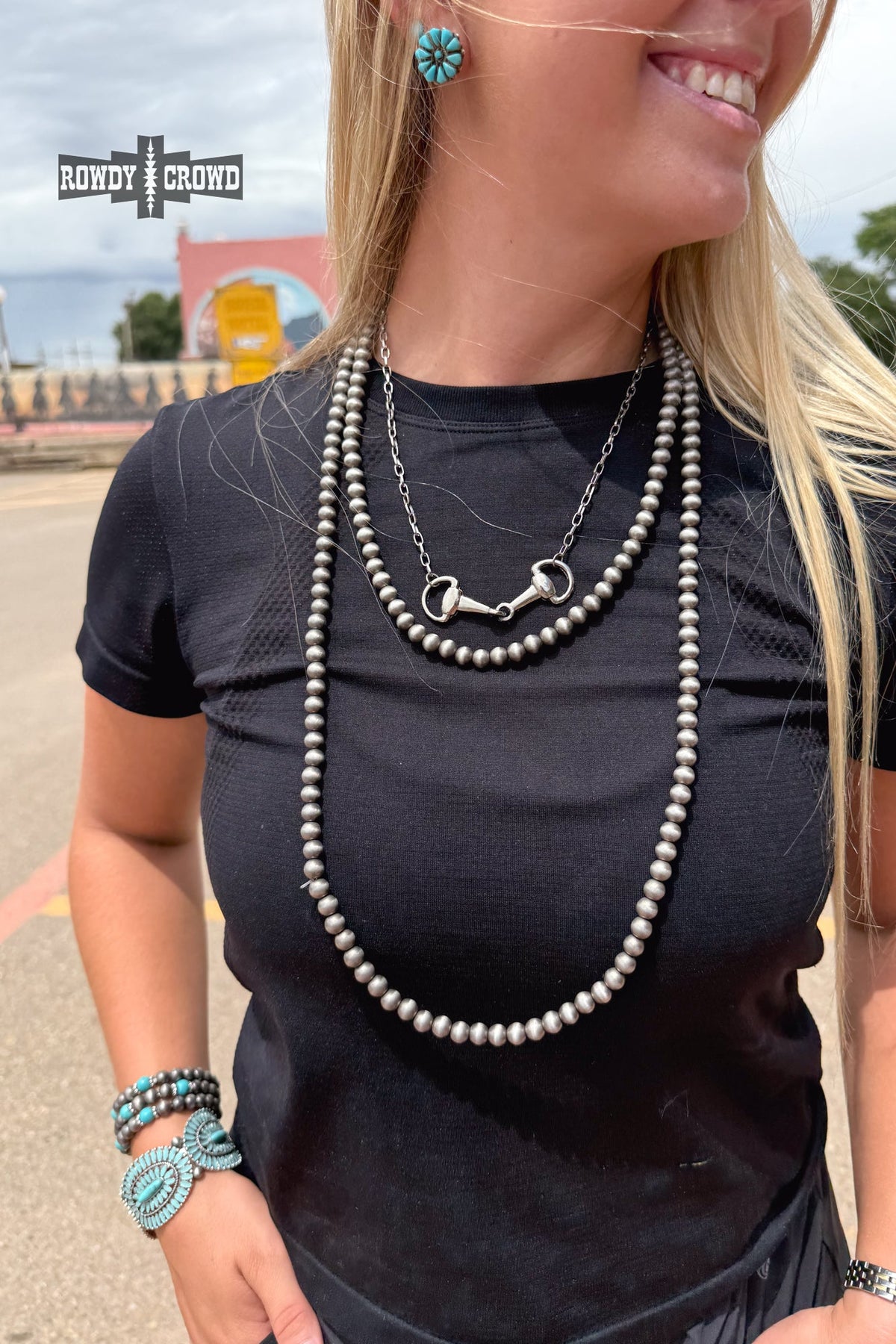DS Buckaroo Pearl Necklace