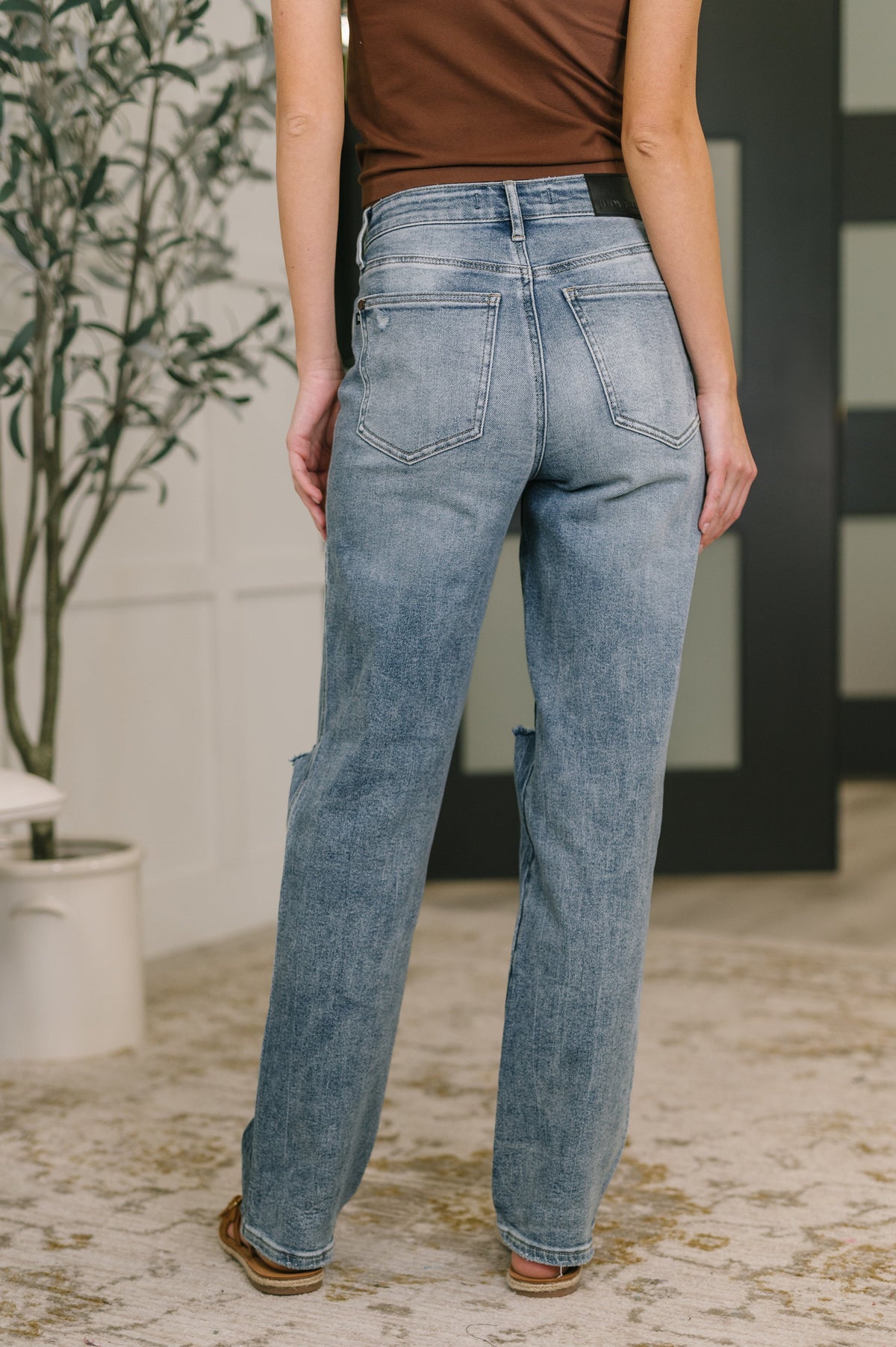 Judy Blue Kayla High Waist Rigid Magic Slim Straight