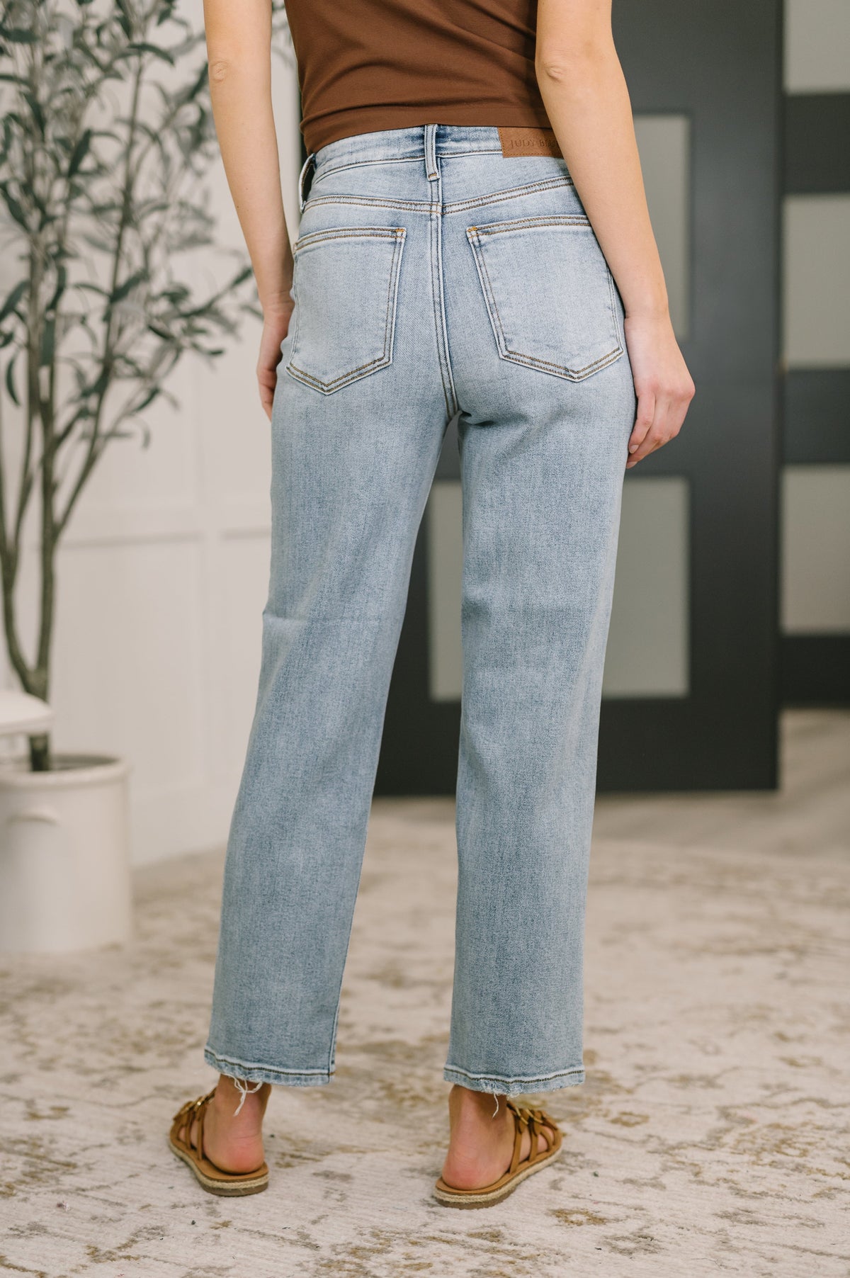 Judy Blue Natalie High Waist Ankle Straight