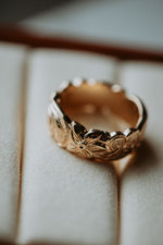 Bobbi Floral Rose Gold Ring