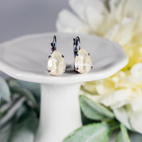 PRISCILLA PEARSHAPE TEARDROP EARRING