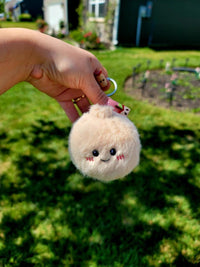 Fuzzy Dumpling Keychains