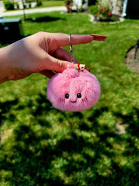 Fuzzy Dumpling Keychains