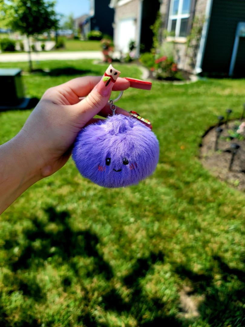 Fuzzy Dumpling Keychains