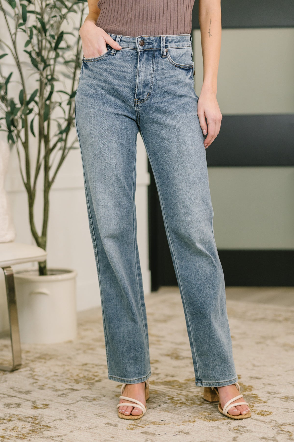 Judy Blue Sabrina High Waist TC Slim Straight