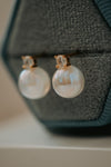 Liora Pearl Gold Stud Earrings