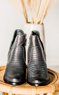 Blurred Lines Ankle Boot in Black