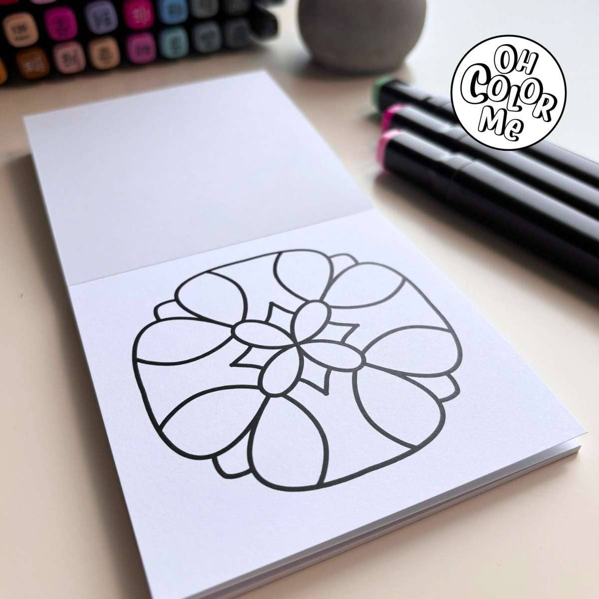 Mini Coloring Book Mystical Mandalas