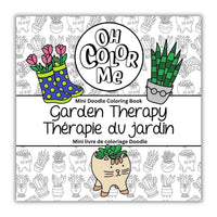 Mini Coloring Book Garden Therapy