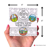 Mini Coloring Book Calming Scenes