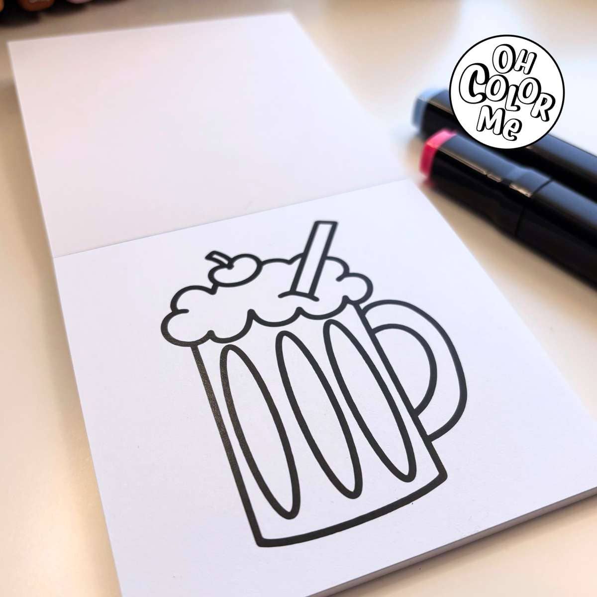 Mini Coloring Book Sweet & Salty
