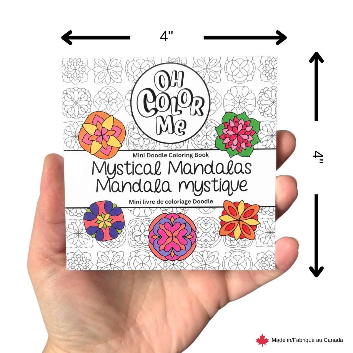 Mini Coloring Book Mystical Mandalas