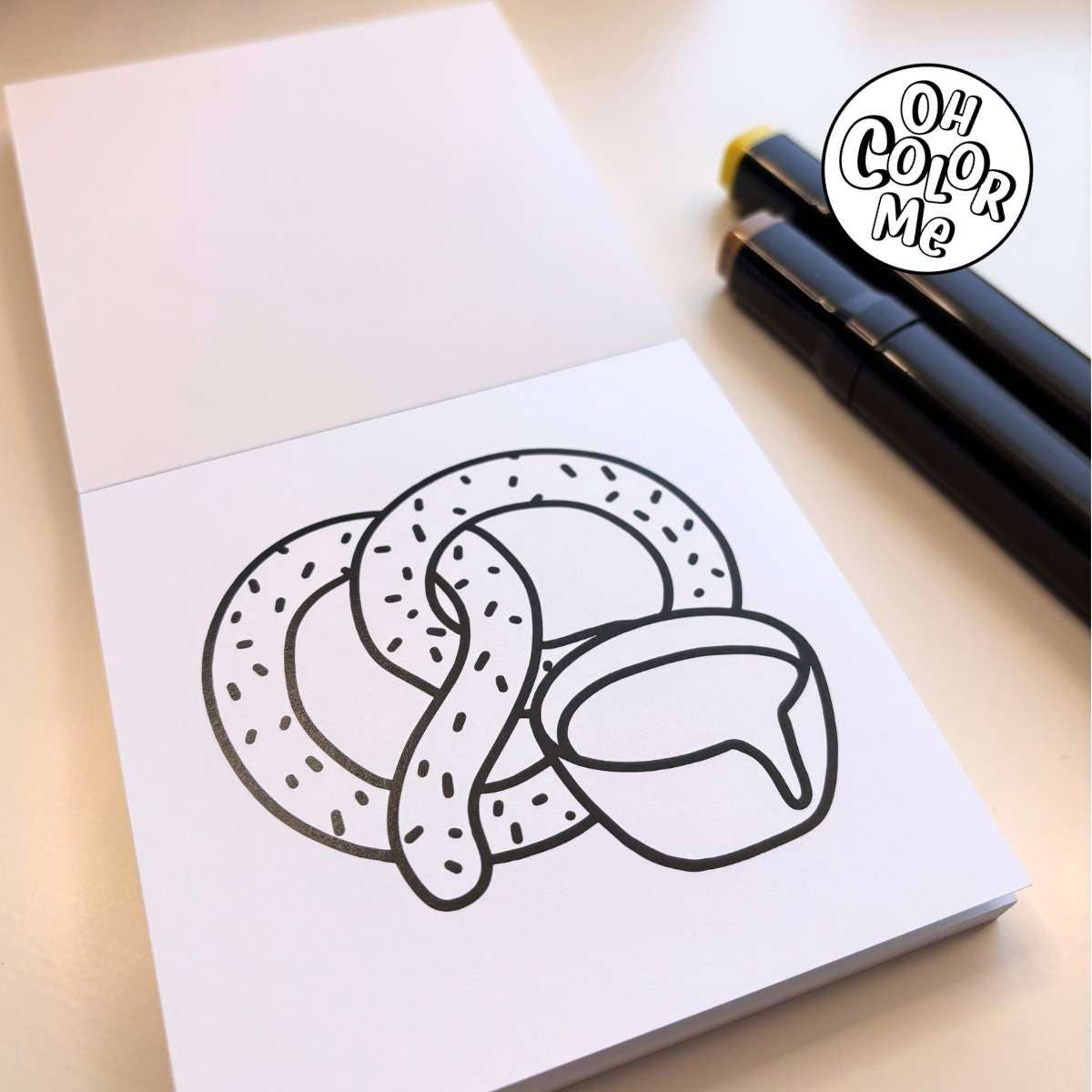 Mini Coloring Book Sweet & Salty