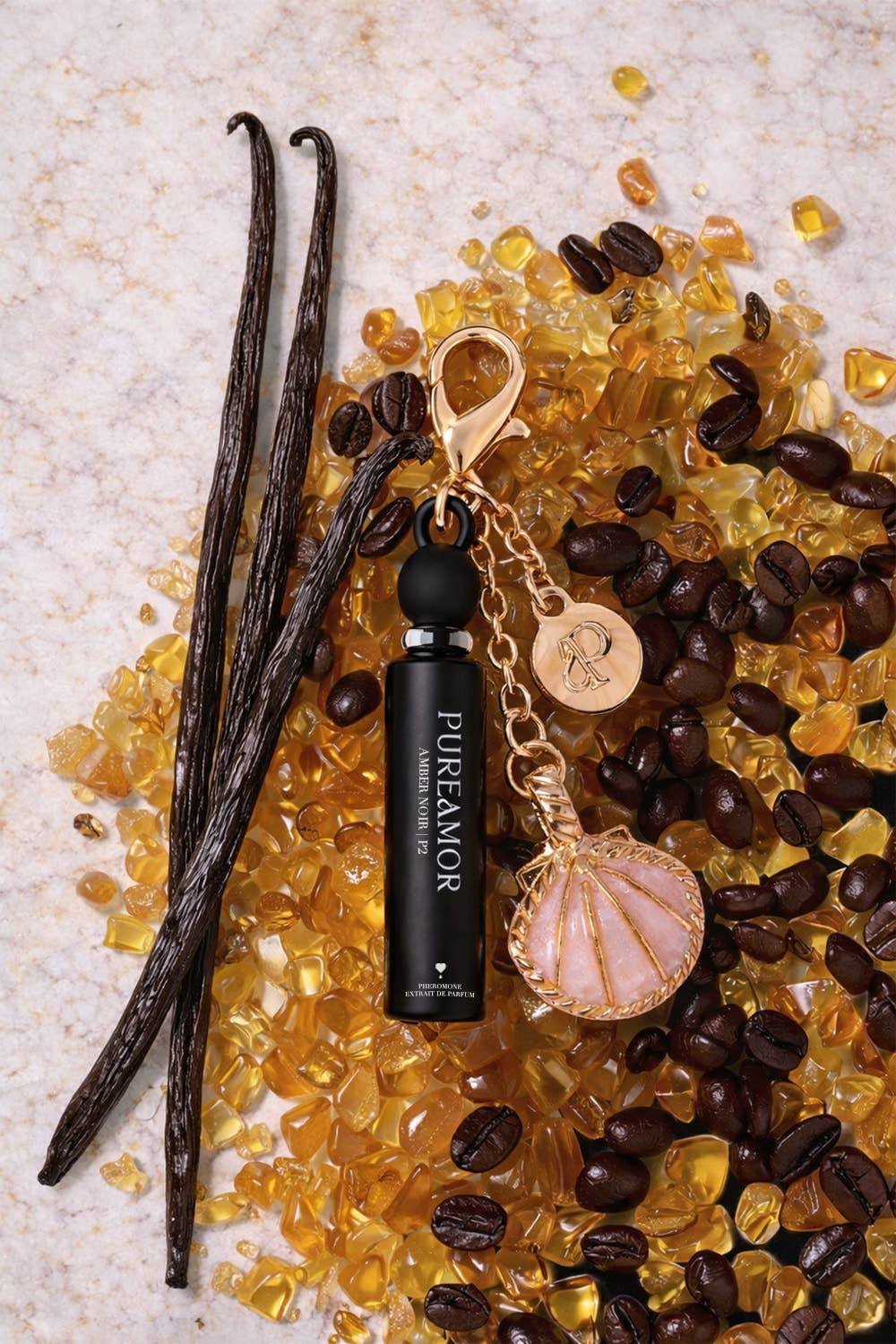 Amber Noir | Pheromone Keychain Perfume Oil - 2ml