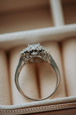 Eloise Oval Sterling Silver Engagement Ring