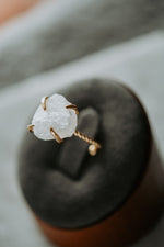 Millie Twist Natural Stone Open Size Ring