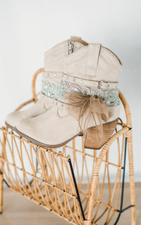 Stash Bootie in Cream