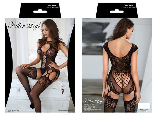 Geo Fishnet Dress