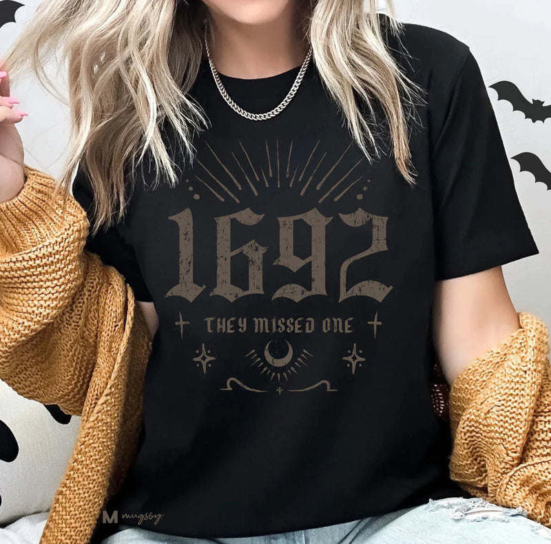 PREORDER: 1692 They Missed One Graphic Tee In Black