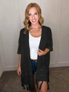 PREORDER: Crochet Knit Cardigan in Seven Colors