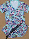 PREORDER: Short Sleeve Capri Pajama Set in Assorted Prints