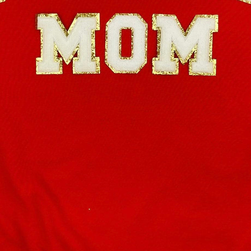 PREORDER: Track Mom Chenille Patch Sweatshirt